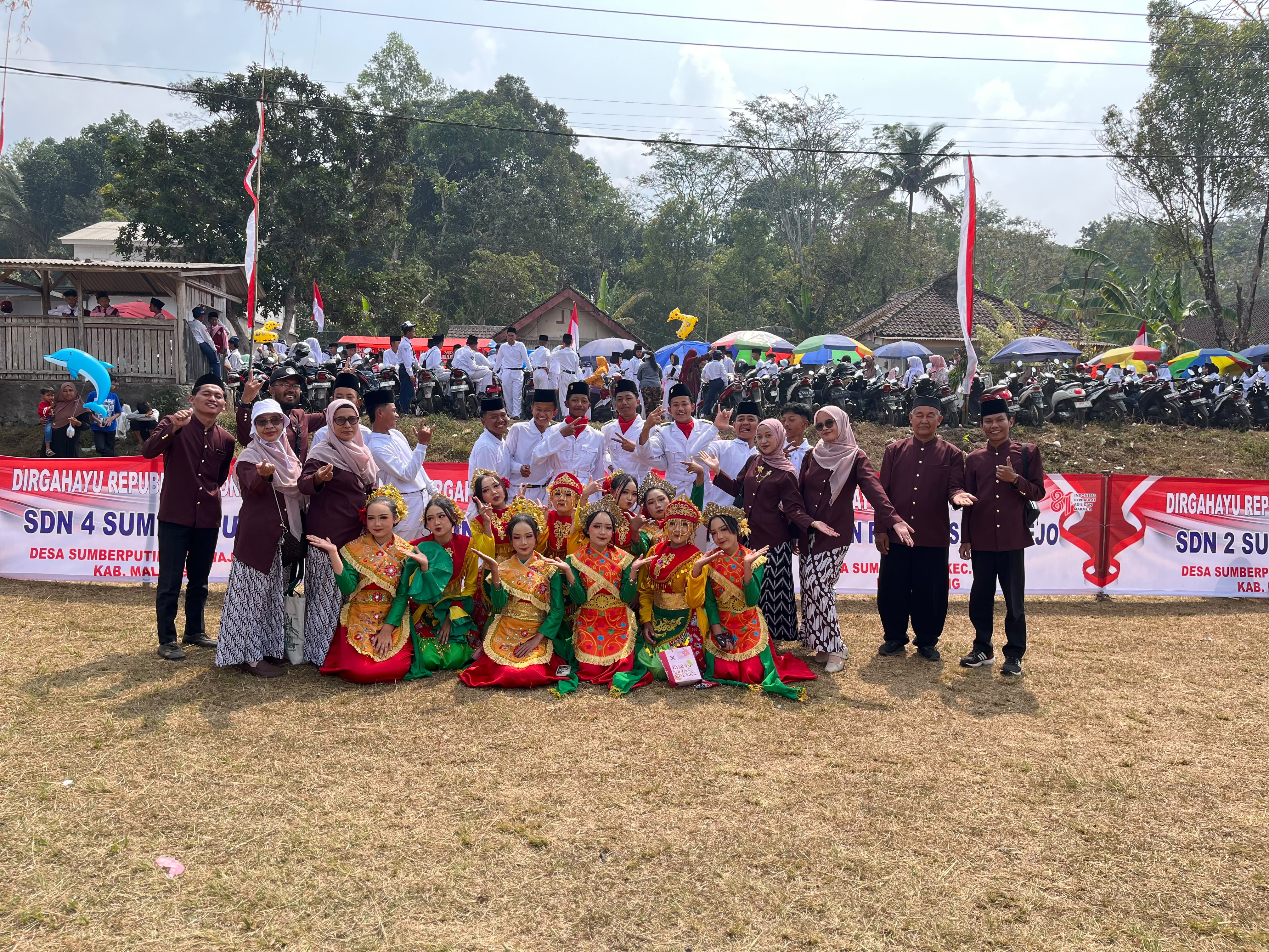 Partisipasi Peringatan HUT RI ke 81 di Desa Sumberputih Wajak